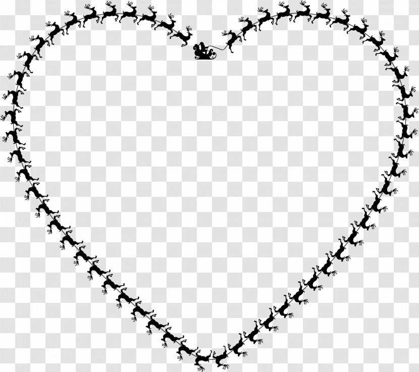 Picture Frame - Heart - Line Art Transparent PNG