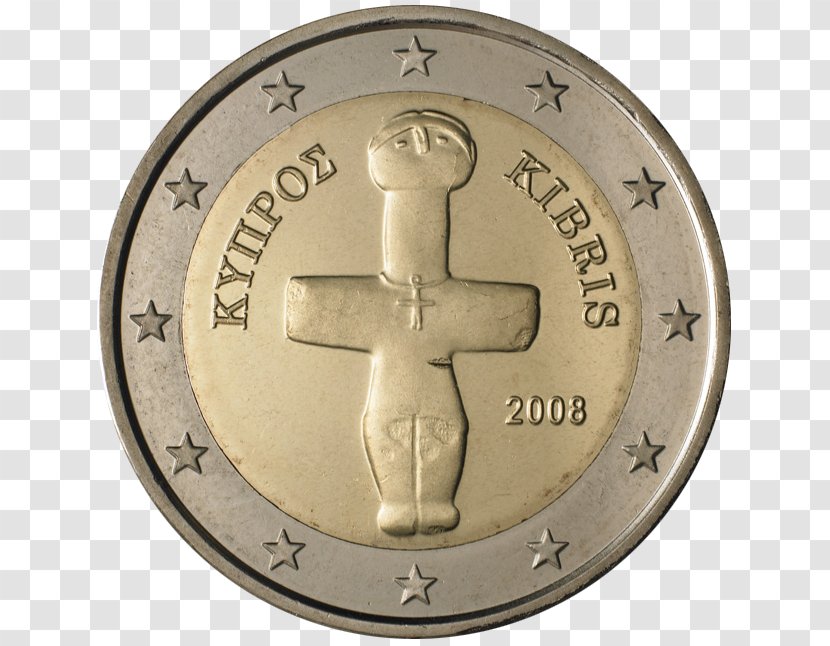 Cypriot Euro Coins 2 Coin - Cyprus Transparent PNG