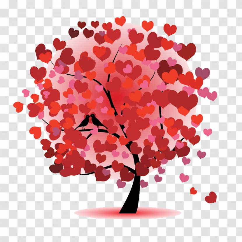 Heart-shaped Tree - Branch - Love Transparent PNG