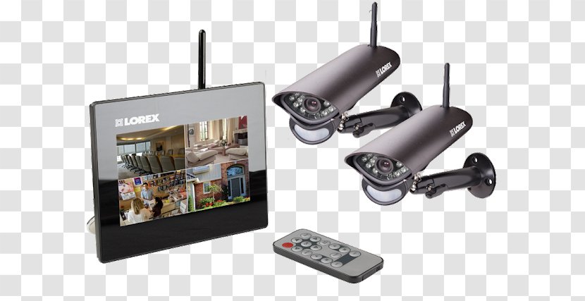 Wireless Security Camera Alarms & Systems Closed-circuit Television Home - Surveillance Transparent PNG