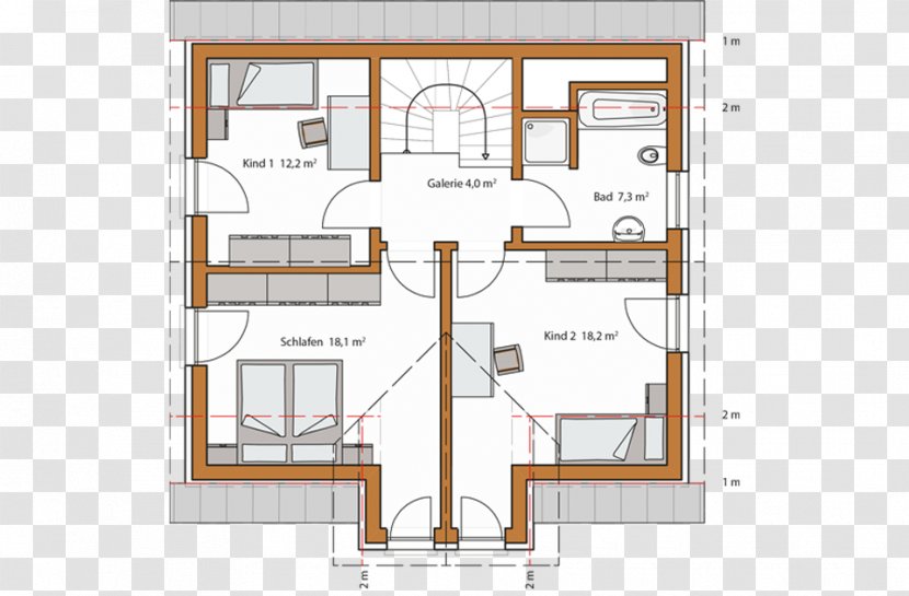 Floor Plan House Architecture Bay Window Wall Dormer Transparent PNG