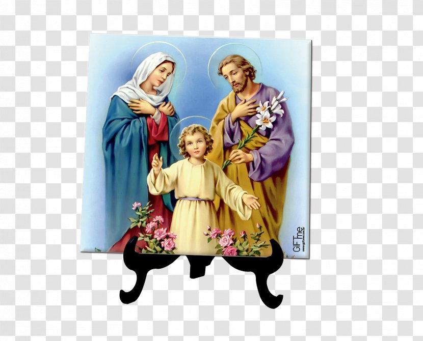 Nazareth Holy Family Sacred Religion - Jesus Mary And Joseph Transparent PNG