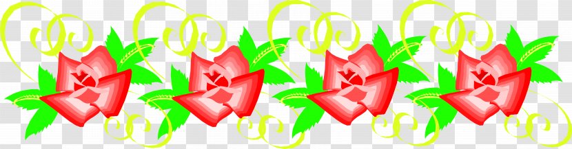 Red Flower Clip Art - Food - Vector Transparent PNG