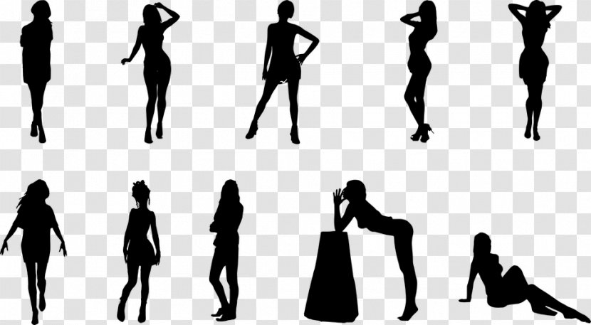 Silhouette Photography Person Woman - Standing Transparent PNG