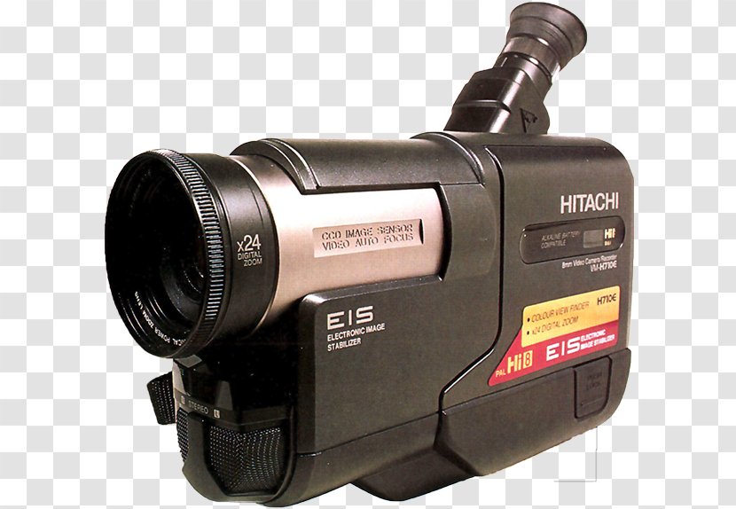 Video Cameras Hitachi Hi8 Camcorder - Digital Camera Transparent PNG