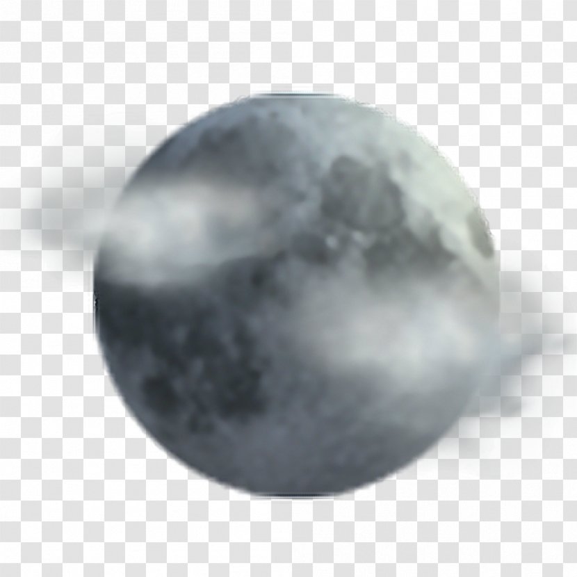 Monochrome Sphere White - Moon Transparent PNG