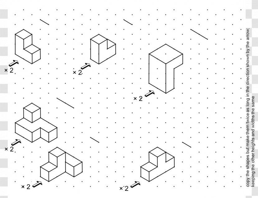 Isometric Projection Technical Drawing Paper Orthographic - Design Transparent PNG