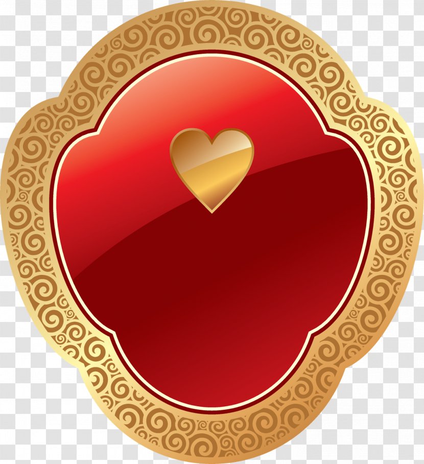 Love Valentine's Day - Plate Transparent PNG