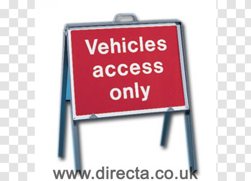 Vehicle Warning Sign Signage Safety - Text - Stand Frame Transparent PNG
