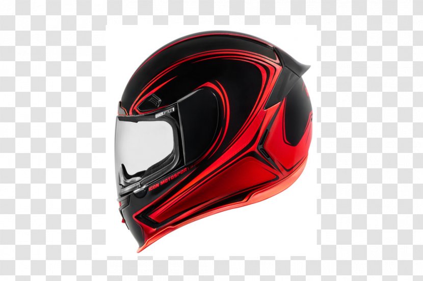 Motorcycle Helmets Airframe Bicycle - Red Transparent PNG