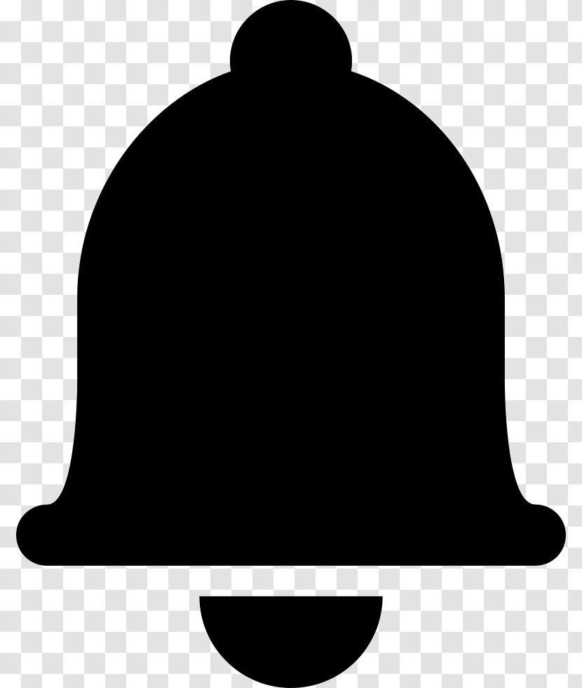Bell - Black - Silhouette Transparent PNG