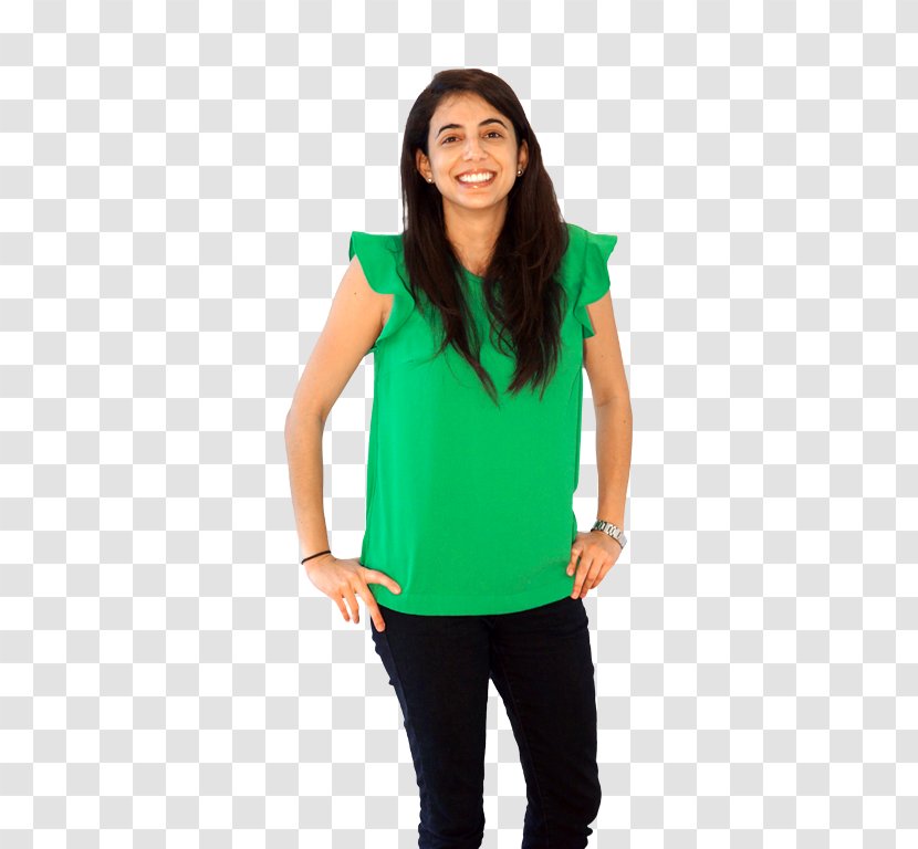 T-shirt Blouse Shoulder Sleeve Outerwear - Woman Architect Transparent PNG