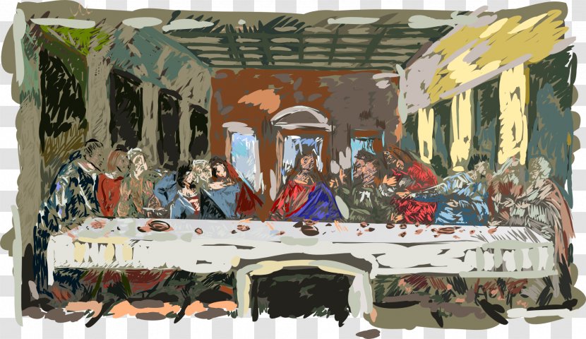 The Last Supper Clip Art - Eucharist Transparent PNG