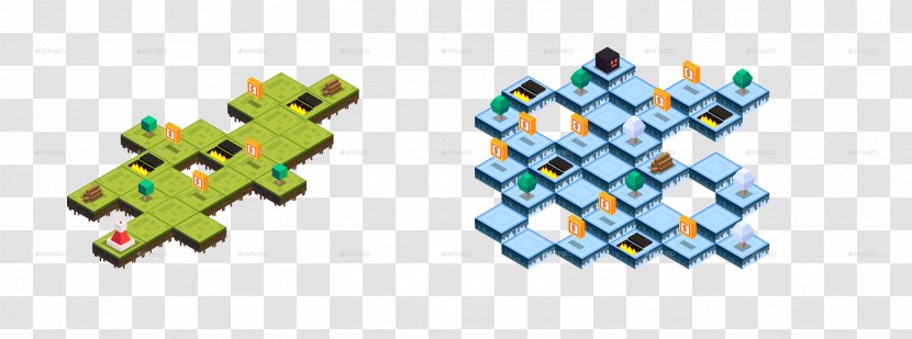 Technology Toy - Isometric Sprite Transparent PNG