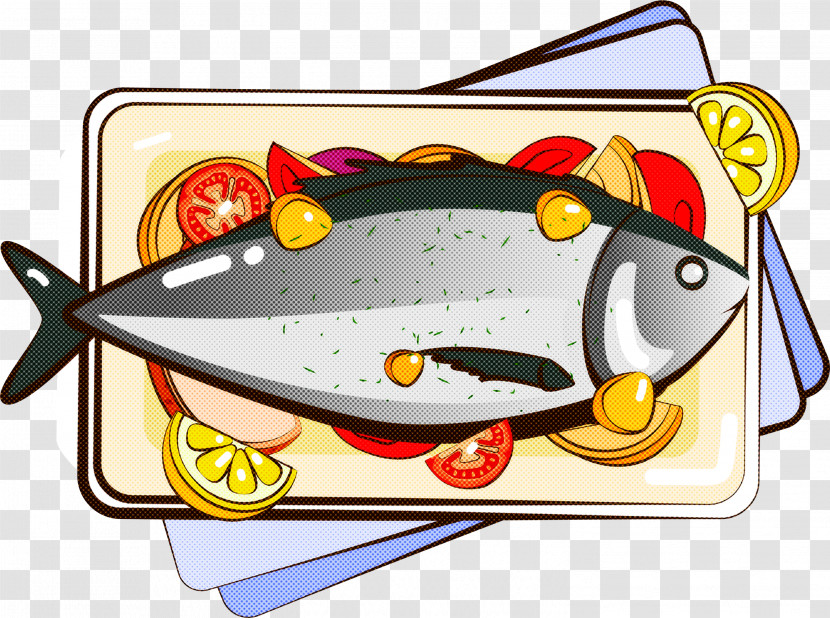 Fish Cartoon Cuisine Fish Food Transparent PNG