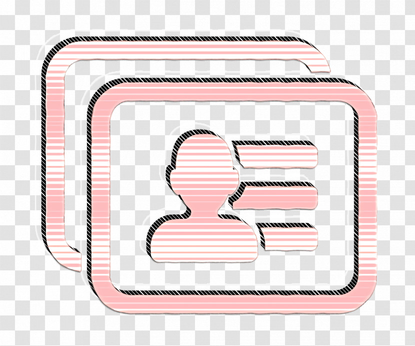 Business Cards Icon Contact Icon Business Icon Transparent PNG