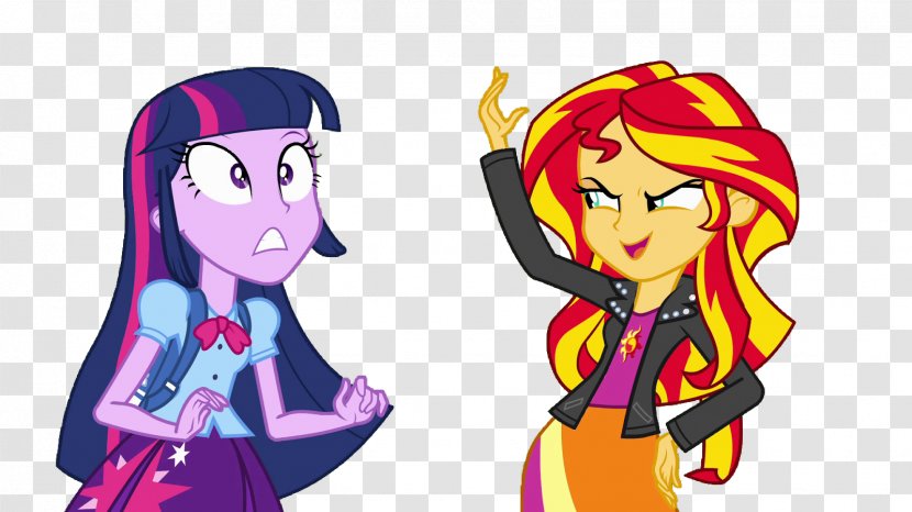 Sunset Shimmer Pinkie Pie Twilight Sparkle Applejack Rarity - Tree Transparent PNG