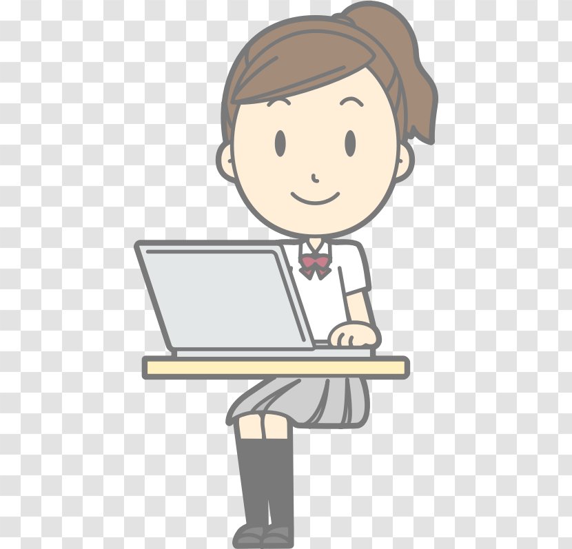 Clip Art Cartoon Laptop - Child - Valhalla Graphic Transparent PNG