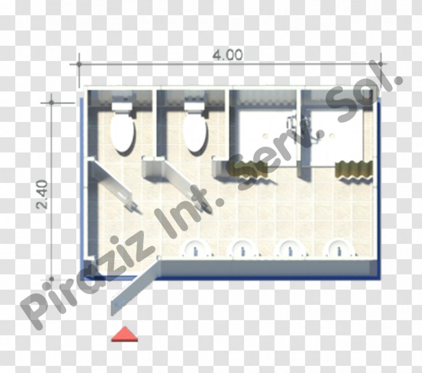 Machine Line Angle - Wc Plan Transparent PNG