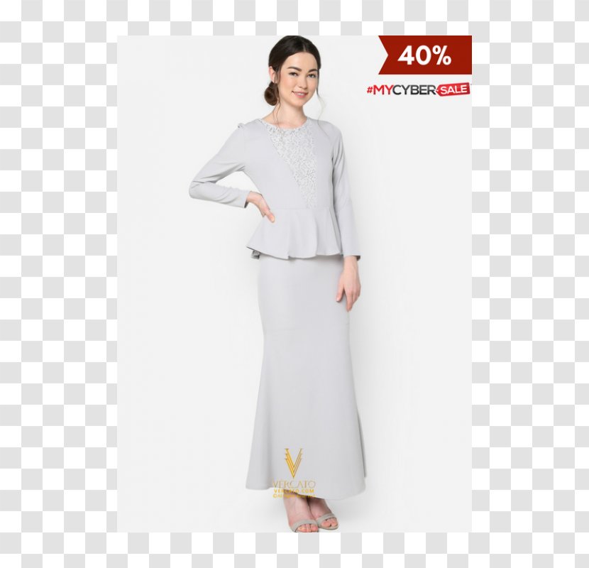 Skirt Robe Dress Neckline Blouse - White - Islamic Transparent PNG