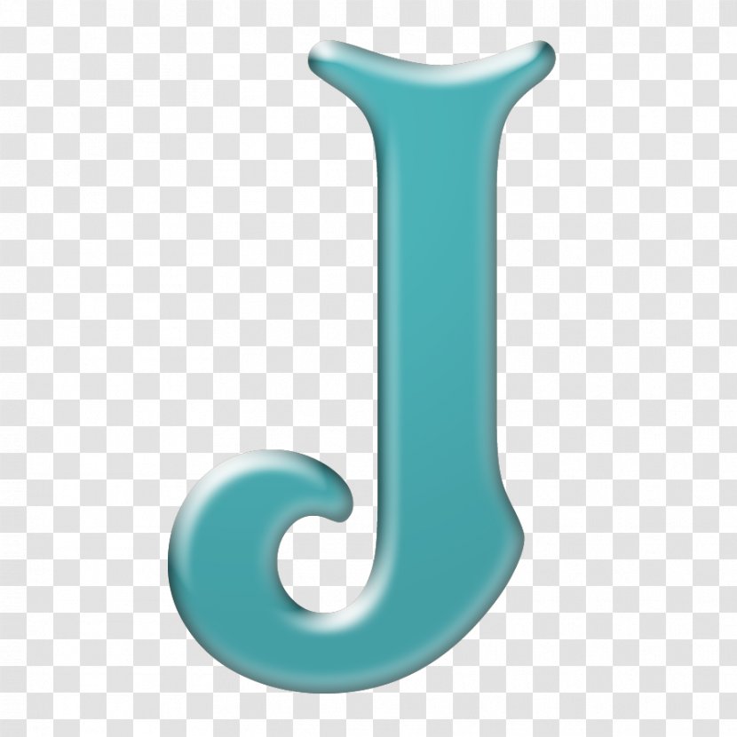 Letter Teal Alphabet 'Cuz I Can Font - Blue - Açai Transparent PNG