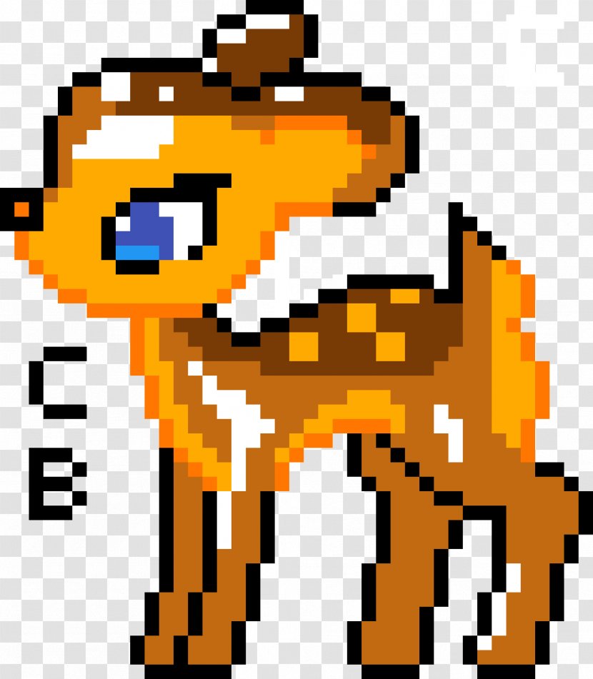 Deer Pixel Art Bead Pattern - Fictional Character Transparent PNG