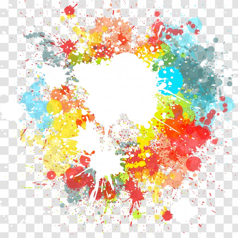 Paint Color Ink Texture Happy Holi Transparent Png