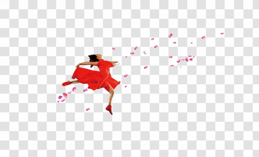 Logo Red Desktop Wallpaper Valentines Day Font - Happiness - Street Dance Man Transparent PNG