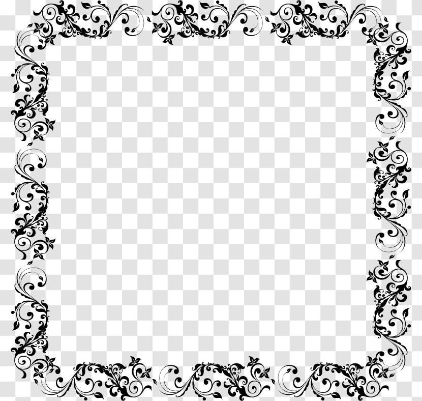 The Ant And Grasshopper Clip Art - Flower - Square Frame Transparent PNG