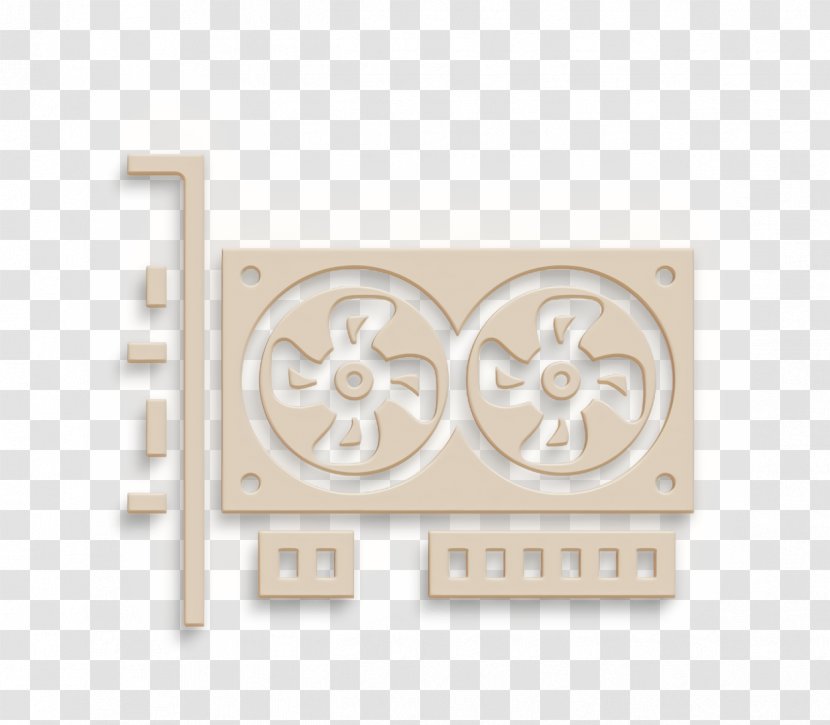 Card Icon Chip Device - Beige Smps Transparent PNG
