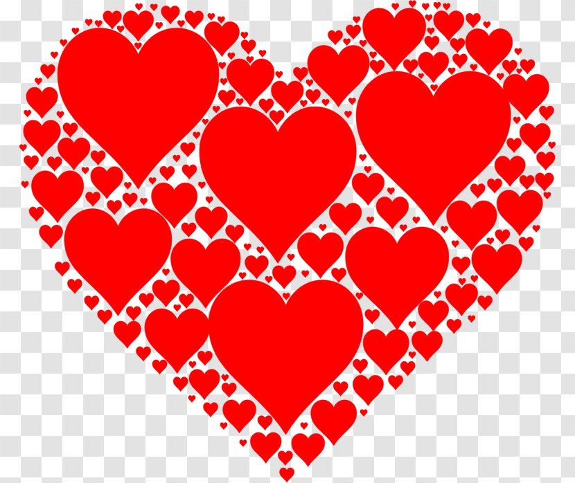 Love Hearts Romance - Heart - Gold Transparent PNG