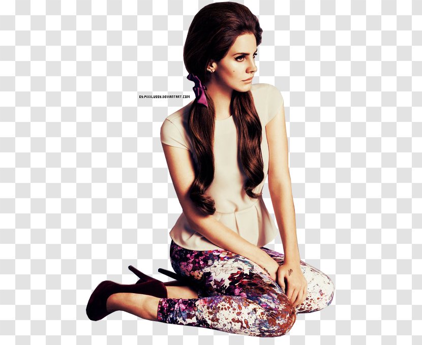Lana Del Rey Big Eyes H&M Fashion Inez And Vinoodh - Watercolor - Frame Transparent PNG
