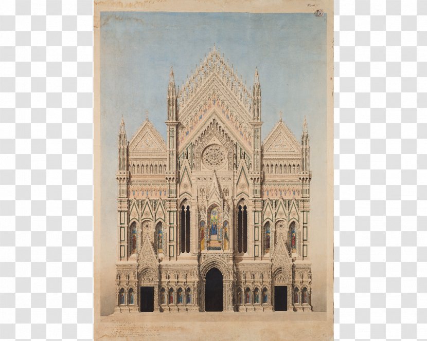 Florence Cathedral Museo Dell'Opera Del Duomo Facade Drawing Transparent PNG