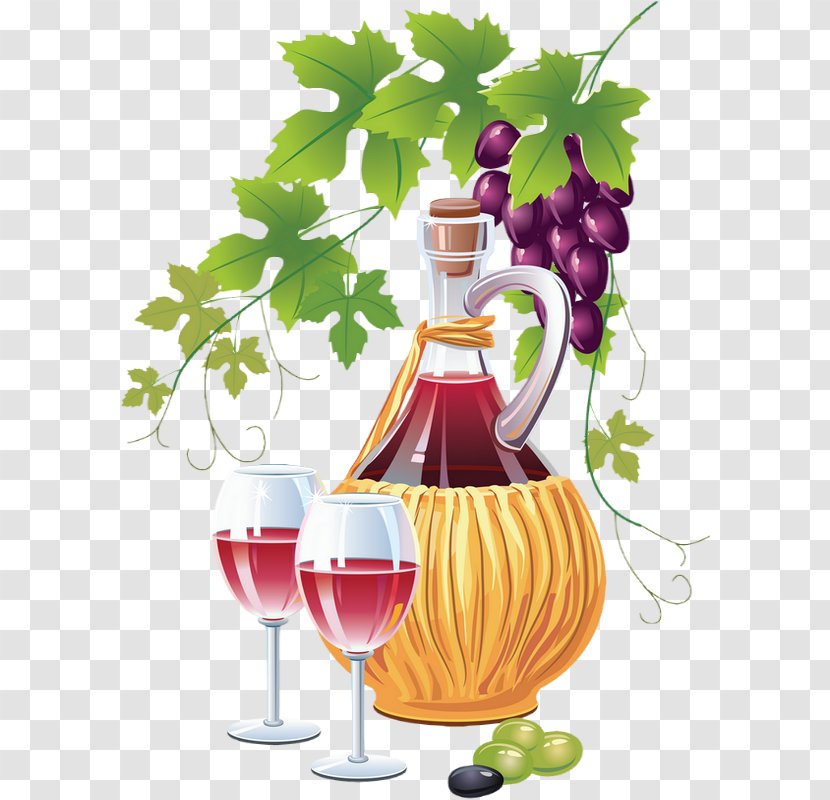 Birthday Clip Art - Red Wine Transparent PNG