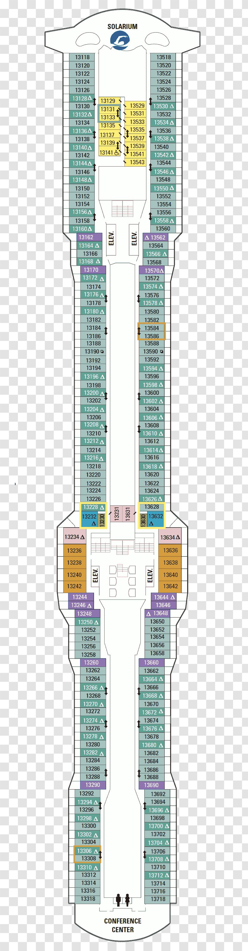 Floor Plan Building Deck MS Ovation Of The Seas - Youtube Transparent PNG