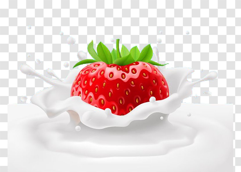 Milkshake Strawberry Chocolate Milk Transparent PNG