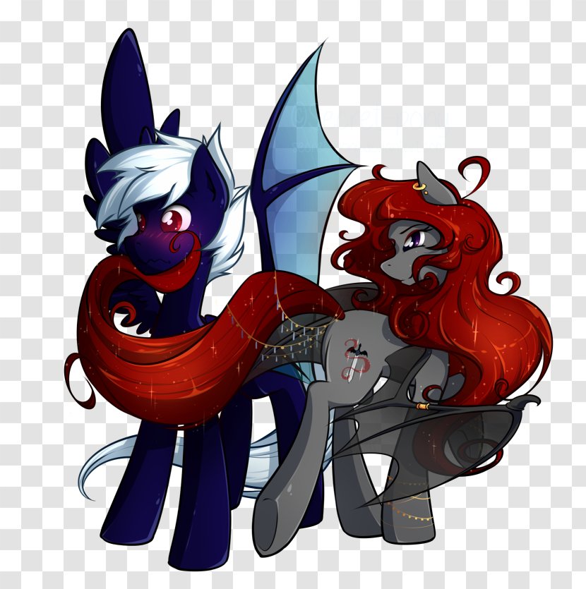 Pony Black Bolt Winged Unicorn Art - Silhouette - Red Mist Transparent PNG