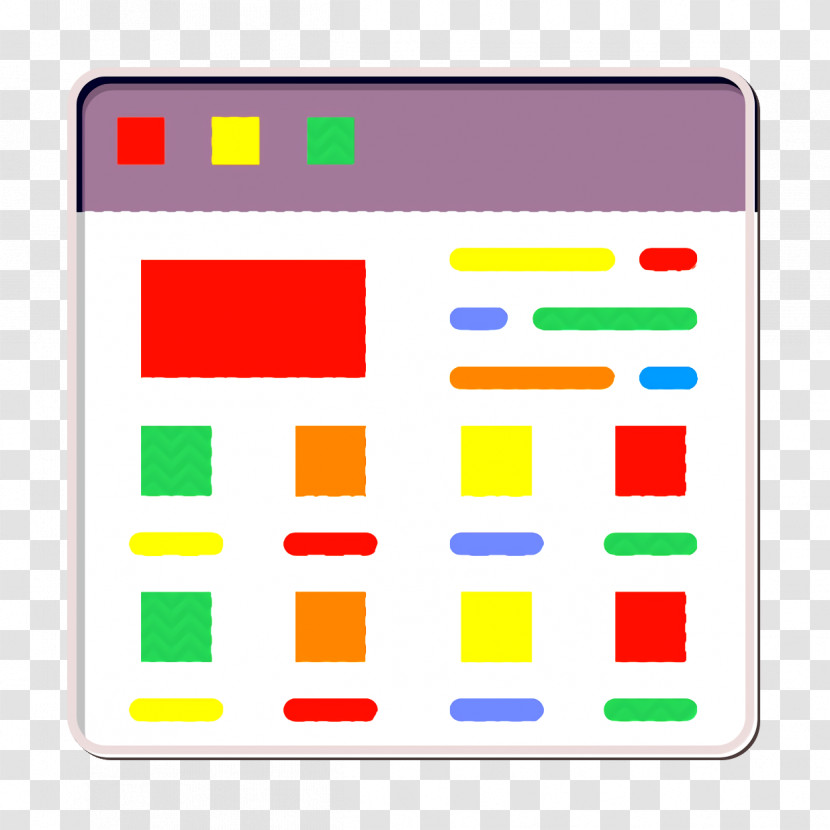 Browser Icon Tiles Icon User Interface Vol 3 Icon Transparent PNG