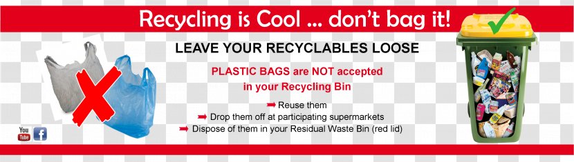 Plastic Bag Rubbish Bins & Waste Paper Baskets Bin Recycling Transparent PNG