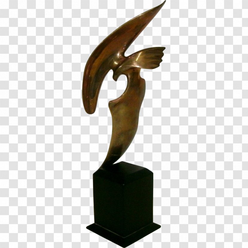 Bronze Sculpture Modern Marble Statue - Midcentury - Falcon Transparent PNG