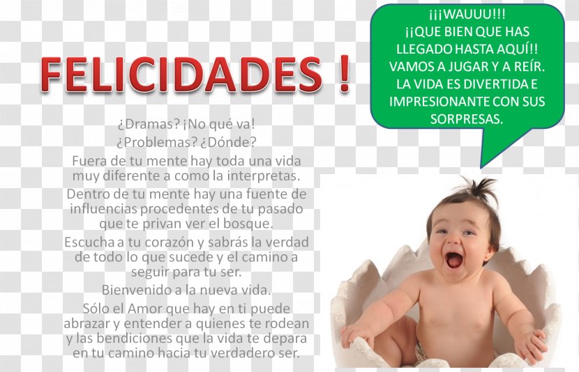 Infant Human Behavior Organism Advertising Font - Felicidades Transparent PNG