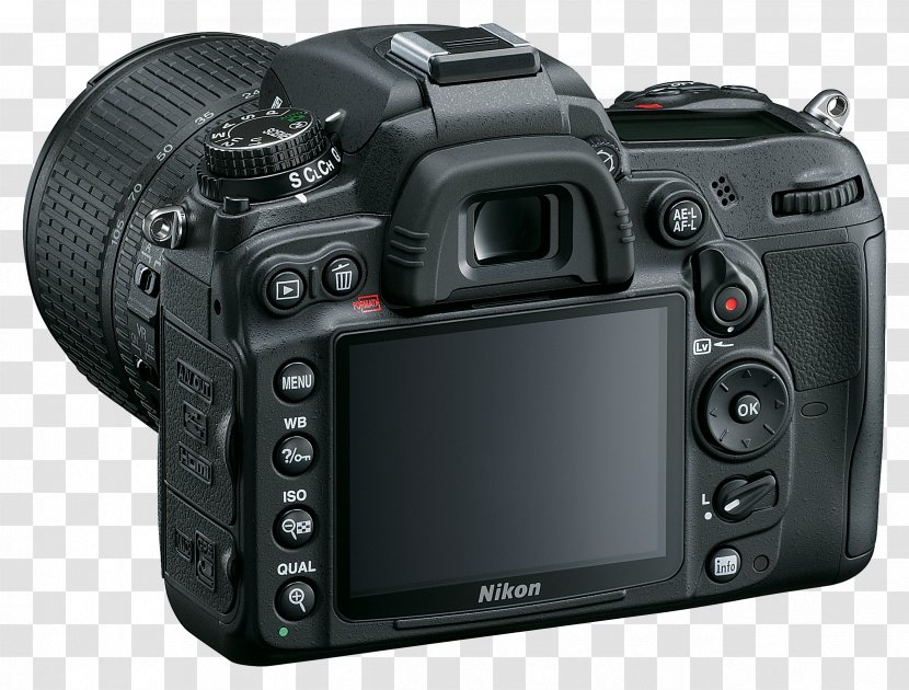 Nikon D7000 AF-S DX Nikkor 18-105mm F/3.5-5.6G ED VR Digital SLR Format - Afs Dx 35mm F18g - Camera Transparent PNG