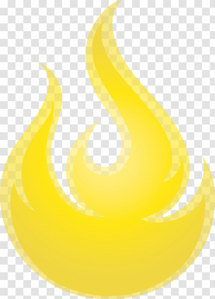 Crescent Yellow Font Meter Fruit Transparent PNG