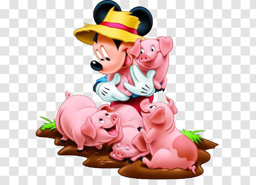 Mickey Mouse Minnie Clip Art Image - Pig - Humor Earthquake Drill Transparent PNG