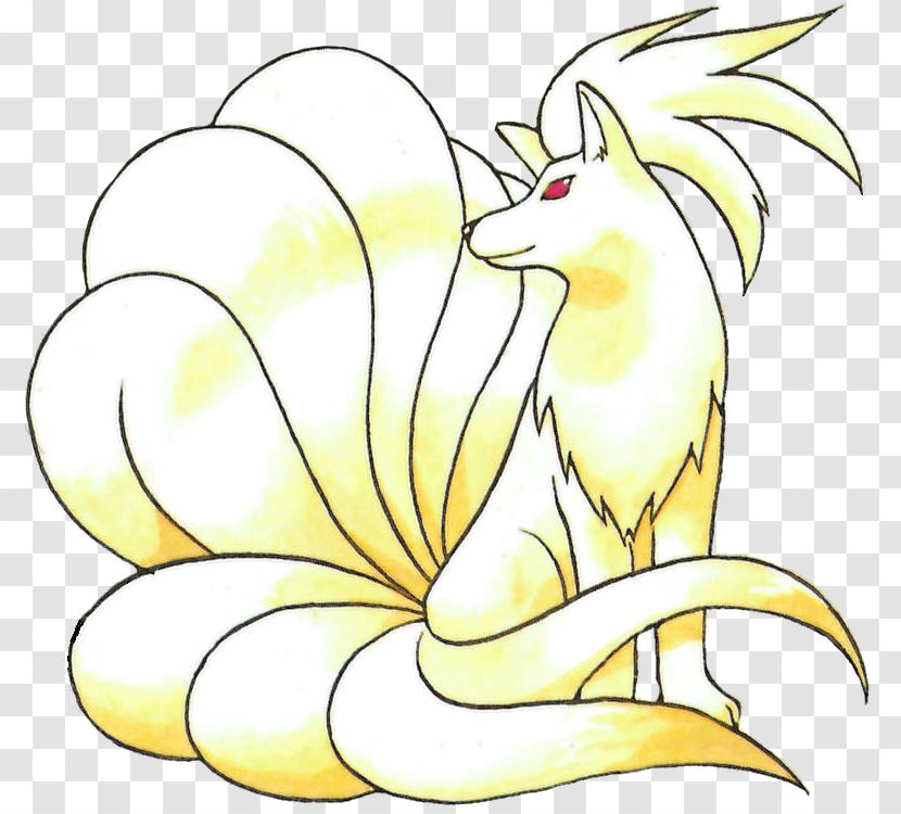 Pokémon Gold And Silver Red Blue Crystal Ninetales - Fictional Character - Bulb Boy Transparent PNG