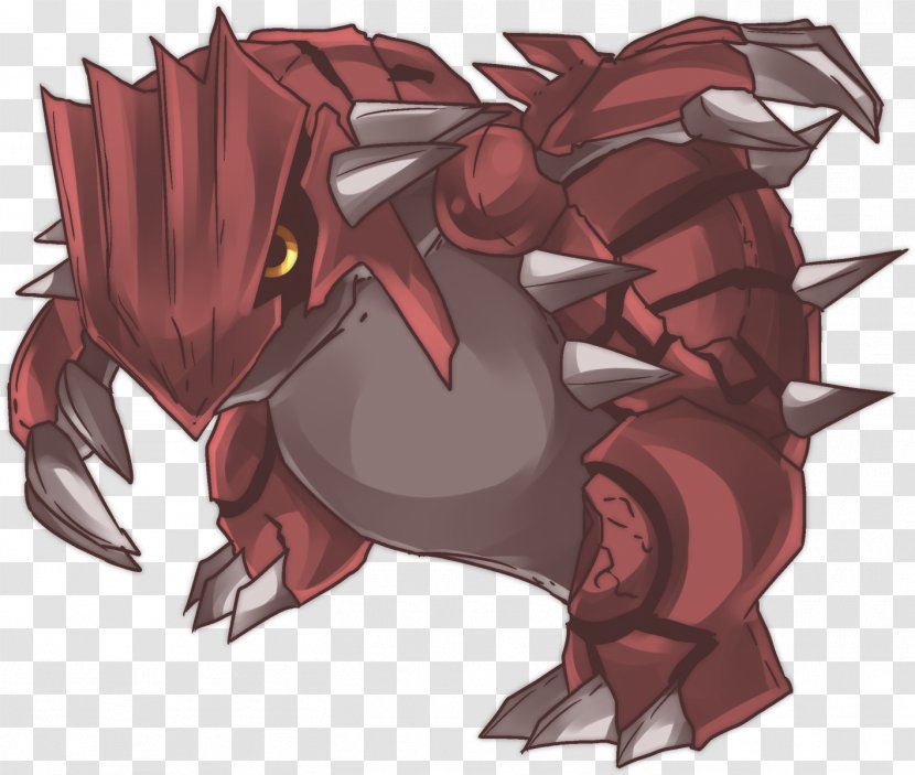 Groudon Pokémon Venomoth Redbubble Dragon - Color - Commission Transparent PNG