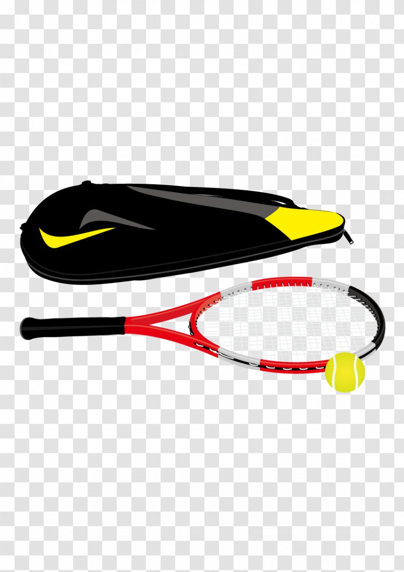 Tennis Sport Racket Euclidean Vector - Automotive Design - Baseball And Bat Transparent PNG