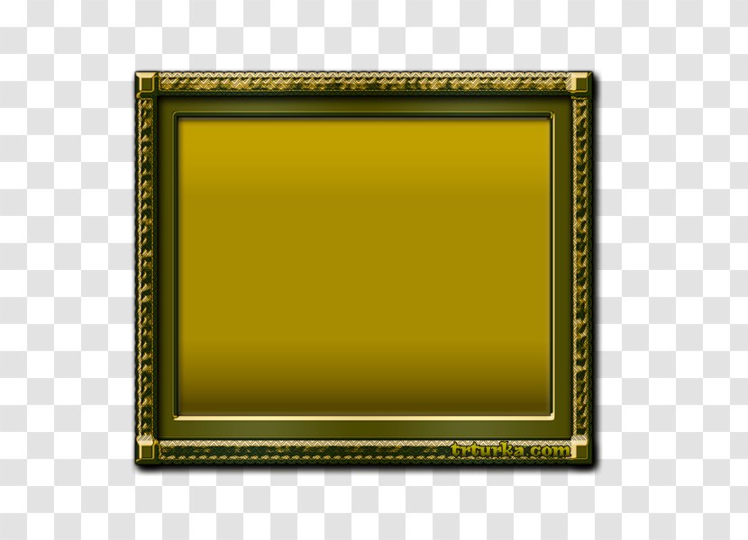 Picture Frames Rectangle - Yellow - Design Transparent PNG