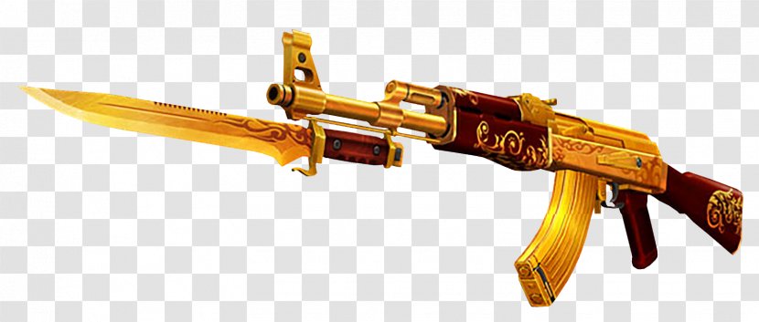 AK-47 Gold Blood Ammunition - Ak 47 Transparent PNG