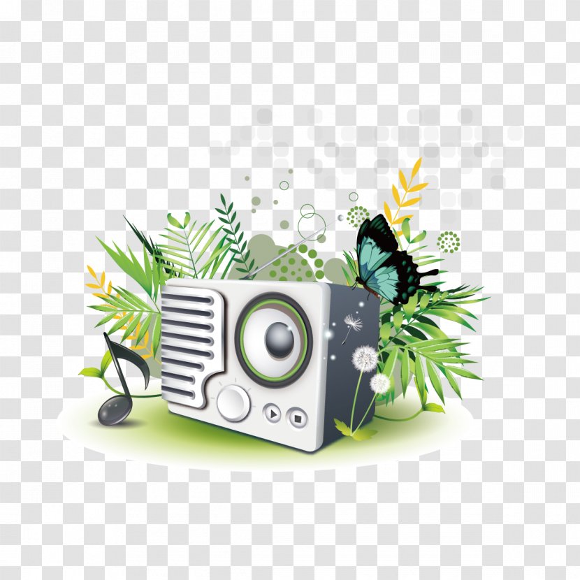 Norway Internet Radio Broadcasting Station - Watercolor - And Butterflies Transparent PNG